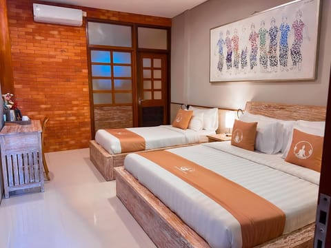 Bed, Bedroom, air conditioner