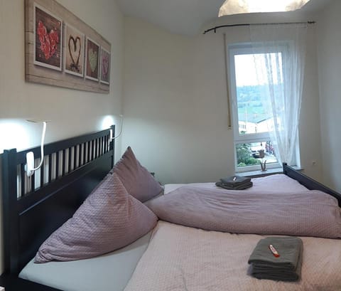 Facade/entrance, Bed, Bedroom