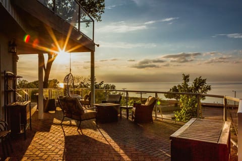 Patio, Natural landscape, Balcony/Terrace, Seating area, Sea view