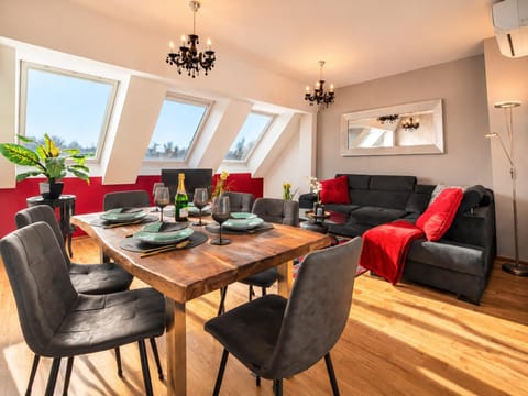 Living room, Seating area, Dining area