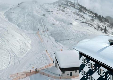 Bird's eye view, Winter, Skiing, Skiing, On site