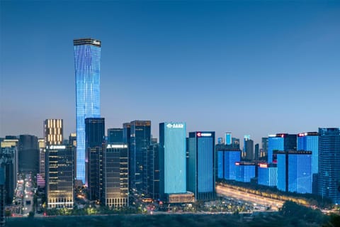 Property building, Night, City view