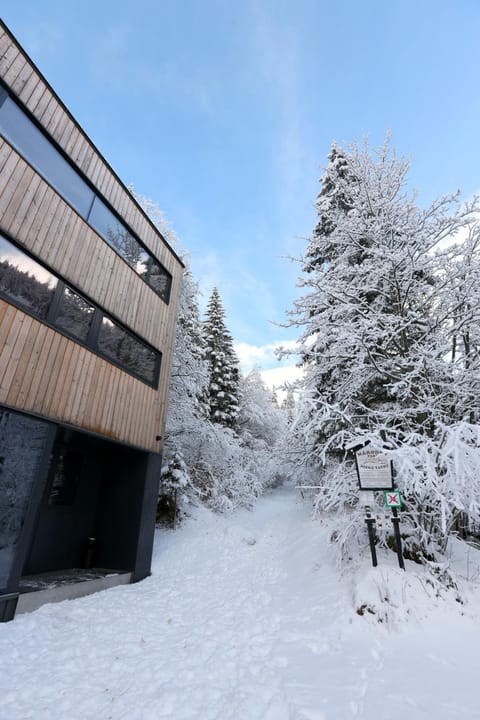 Property building, Facade/entrance, Winter