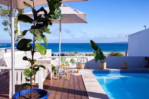 Patio, Day, Natural landscape, View (from property/room), Balcony/Terrace, Pool view, Sea view, Swimming pool