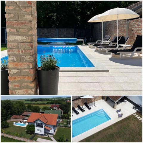 Pool view, sunbed