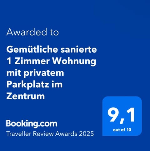 Gemütliche sanierte 1 Zimmer Wohnung mit privatem Parkplatz im Zentrum Apartment in Kiel