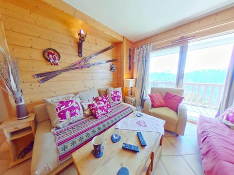 Appartement 3 pièces 8 pers Les Saisies avec Balcon - FR-1-594-40 Apartment in Villard-sur-Doron