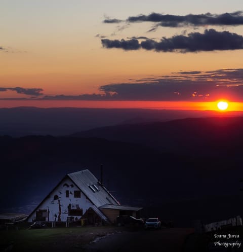 Mountain view, Sunset