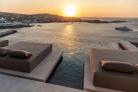 Sea view, Swimming pool, Sunrise, sunbed