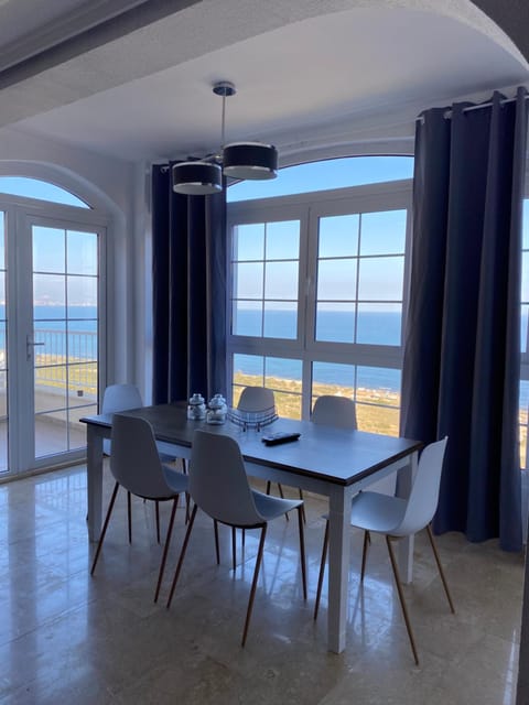 Natural landscape, Seating area, Dining area, Sea view