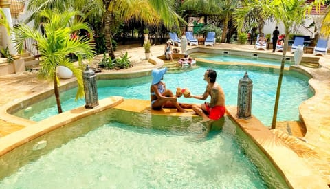 Natural landscape, Pool view, Swimming pool, Swimming pool