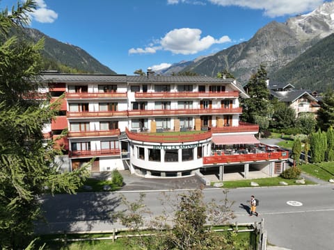 Property building, Bird's eye view, Summer