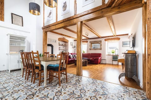 Kitchen or kitchenette, Living room, Dining area