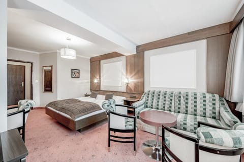 Bed, Living room, Photo of the whole room, Seating area, Bedroom