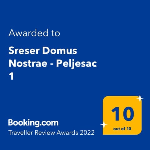 Sreser Domus Nostrae - Peljesac 1 House in Dubrovnik-Neretva County