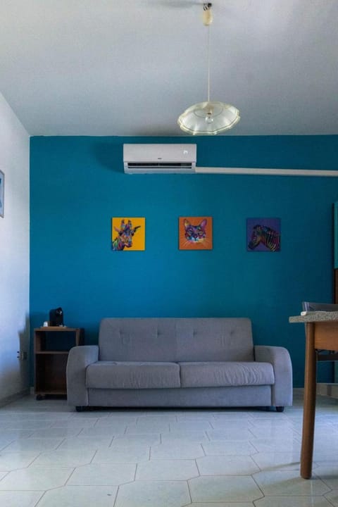 Living room, air conditioner