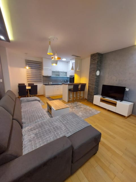 TV and multimedia, Kitchen or kitchenette, Living room, Seating area