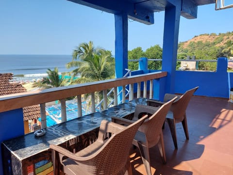 View (from property/room), Balcony/Terrace, Seating area, Sea view