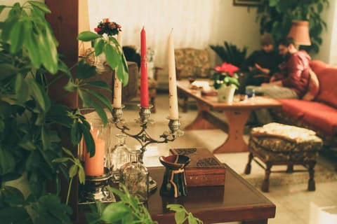 People, Living room, Photo of the whole room, Decorative detail, group of guests