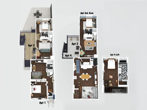 4 Apartments, Downtown, Walk to Cincy Stadiums! Apartment in Licking Riverside