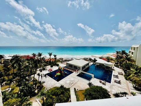 Property building, Day, Natural landscape, Beach, Pool view, Sea view, Swimming pool, Swimming pool