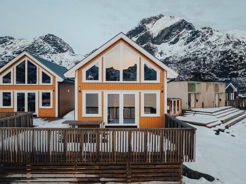 Property building, Natural landscape, Winter, Mountain view
