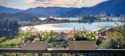 Spring, Natural landscape, Lake view, Mountain view