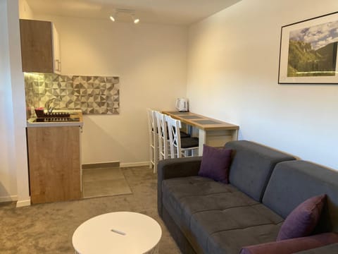 Kitchen or kitchenette, Living room