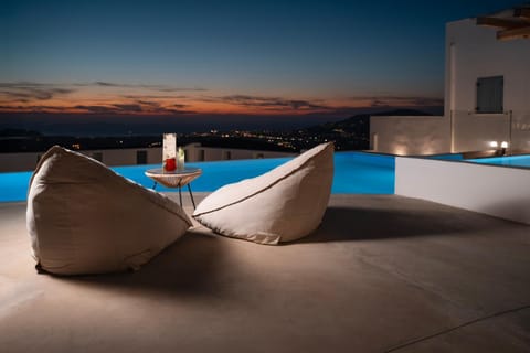 Night, Natural landscape, View (from property/room), Sea view, Swimming pool, Drinks