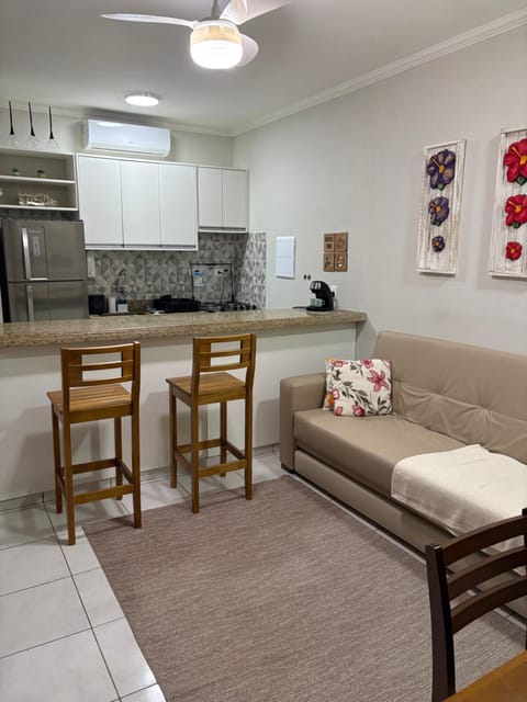 Kitchen or kitchenette, Living room, stove