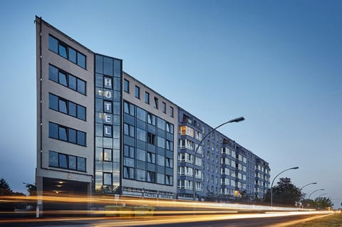 Property building, Sunset