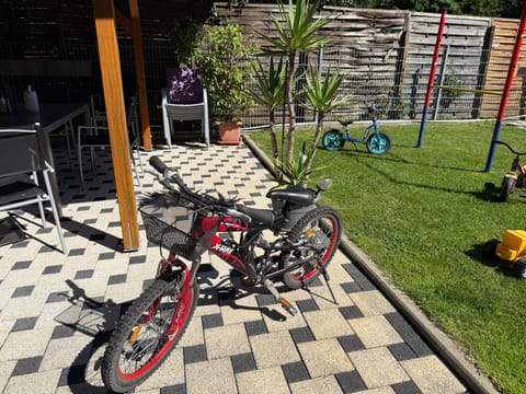 Children play ground, Cycling