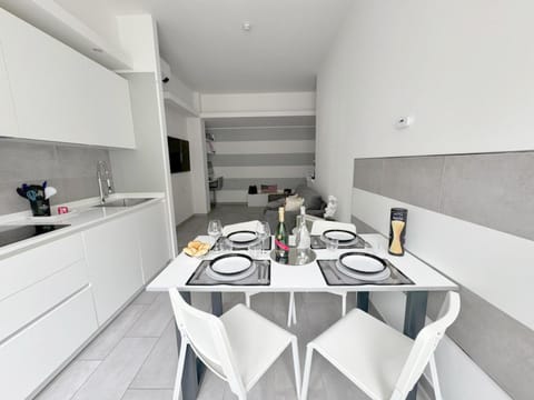 Living room, kitchen