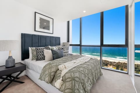 Bed, Photo of the whole room, Bedroom, Sea view