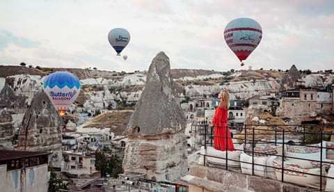 Nearby landmark, Day, People, Natural landscape, Bird's eye view, View (from property/room), City view, Mountain view, group of guests
