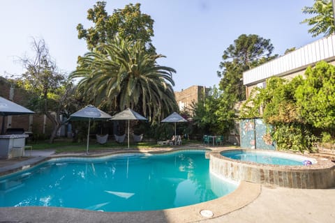 Patio, Garden, Swimming pool