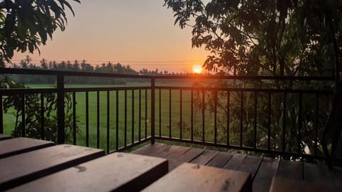 Property building, Sunset