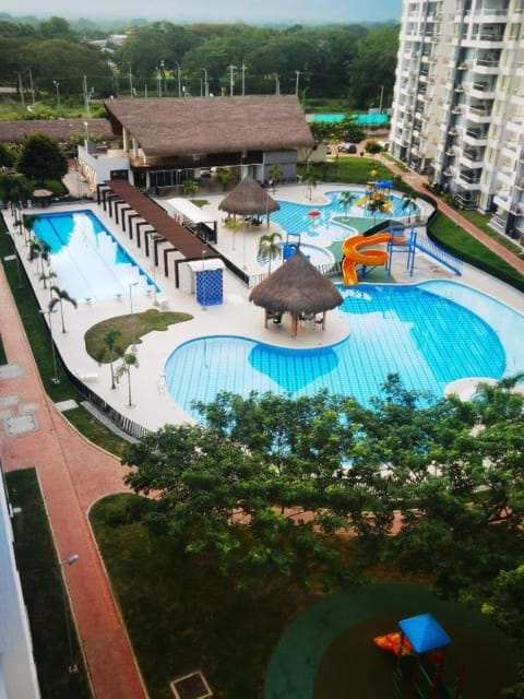 Property building, Day, Aqua park, Pool view, Swimming pool