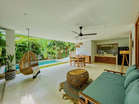 Living room, Dining area, Pool view, Swimming pool