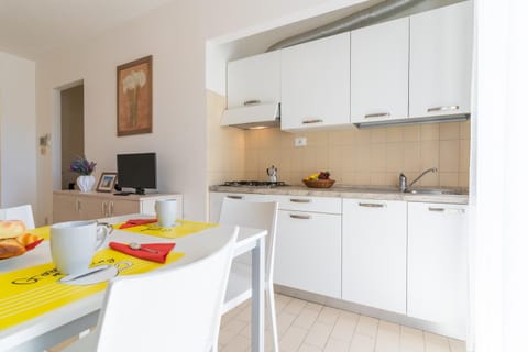 Kitchen or kitchenette, Dining area, stove