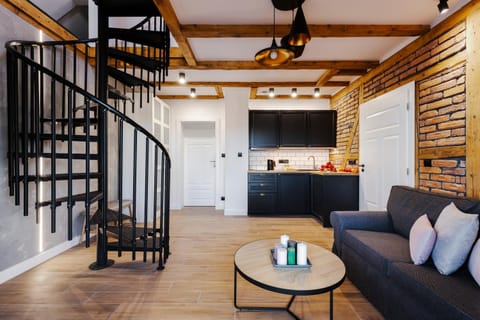 Kitchen or kitchenette, Living room