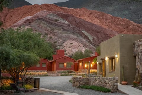 Property building, Facade/entrance, Natural landscape, Lobby or reception, Garden view, Mountain view