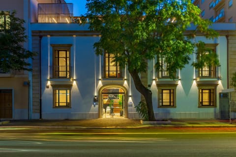 Facade/entrance, Decorative detail, Sunset
