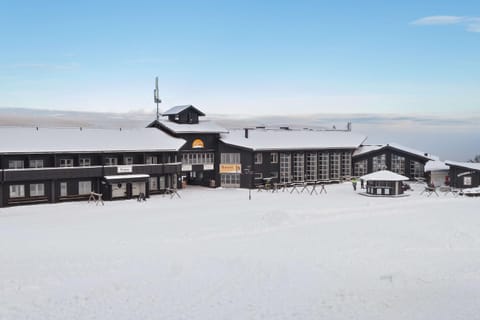 Property building, Day, Winter