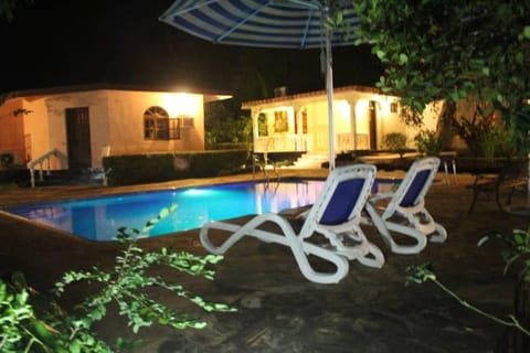 Property building, Pool view