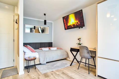 TV and multimedia, Photo of the whole room, Seating area, Bedroom, furniture, internet, locker, towels, wardrobe