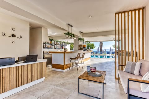 Lobby or reception, Pool view, Breakfast