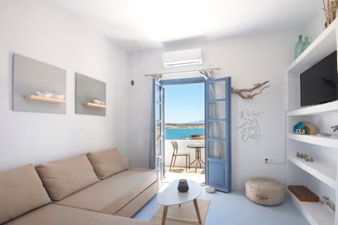 Living room, Seating area, Sea view