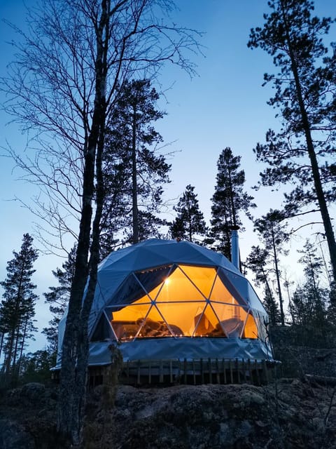 Hidden Island Laukanharju Glamping Luxury tent in Finland