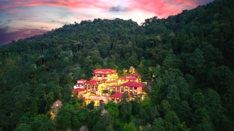 Property building, Natural landscape, Bird's eye view